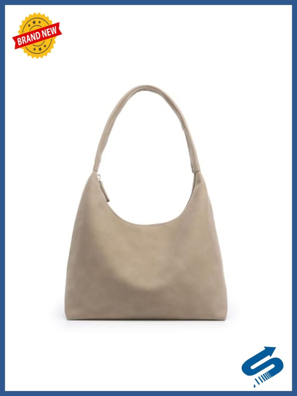 Small Hobo Shoulder Bag Faux Suede Y2K Purse for Women Everyday